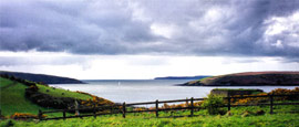 View out to sea, Kinsale, Cork