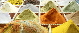 Spices in the old souq, Doha