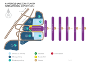 Atlanta Hartsfield-Jackson International Airport map