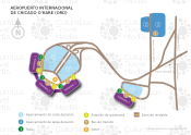 Chicago O'Hare International Airport map