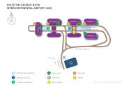 Houston George Bush Intercontinental Airport map