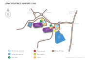 London Gatwick Airport map
