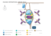 Orlando International Airport map