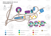 Paris Charles de Gaulle Airport map