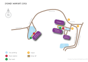 Sydney Airport map