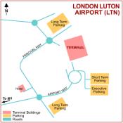 London Luton map