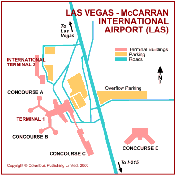 Las Vegas McCarran International Airport map