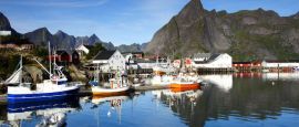 A port on the Lofoten islands, Norway