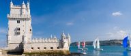 Belem Tower on the Tagus River, Lisbon, Portugal