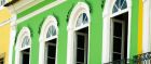 Pastel-coloured home in Salvador, Bahia