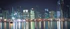 Qataer's Doha at night