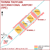 Taiwan Taoyuan International Airport map