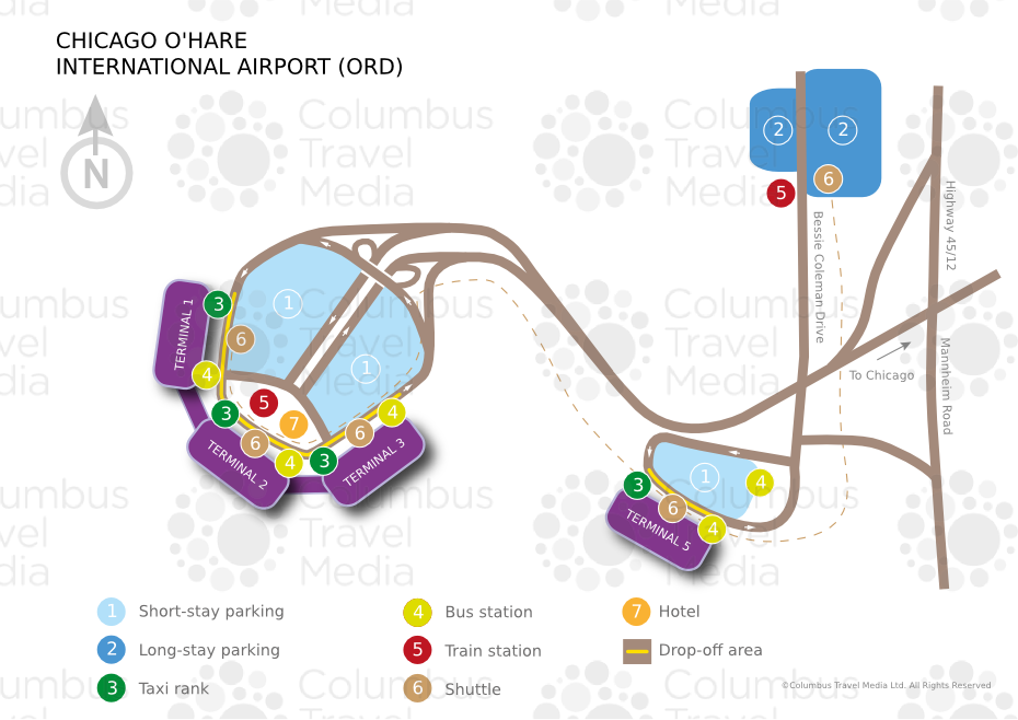 United Ord Terminal Map O Hare Airport Ord Terminal Maps Shops