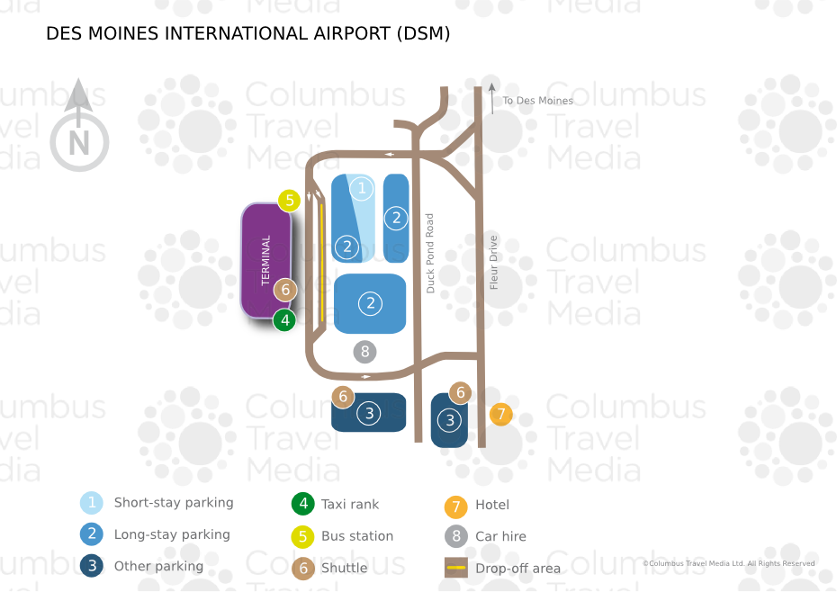 30 Des Moines Airport Map - Maps Database Source