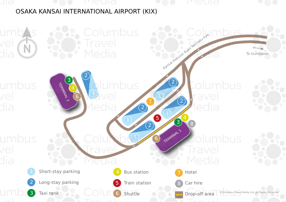 Kansai International Airport Map