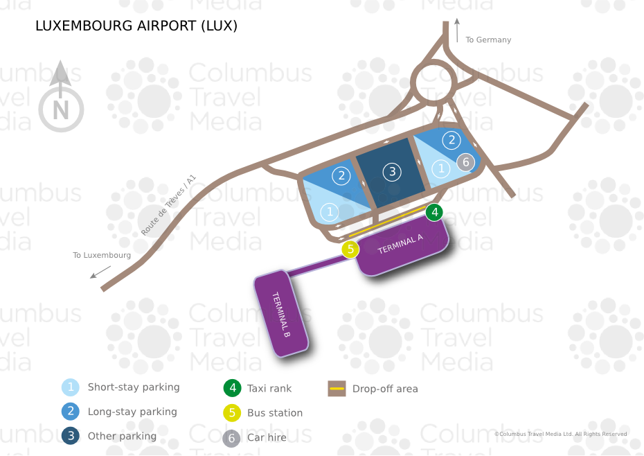 Tote Bag - LUX - Luxembourg Findel Airport - Luxembourg - IATA code LUX