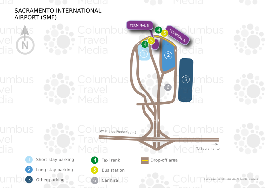 Sacramento Airport Terminal Map