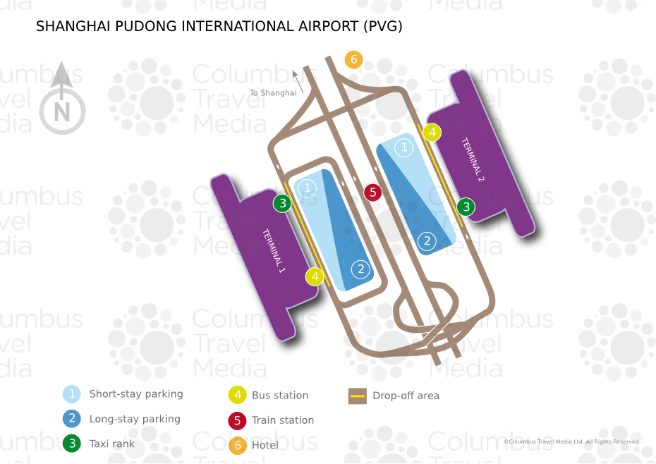 Shanghai Hongqiao Airport Maps: Terminal 1, 2, Arrival & Departures