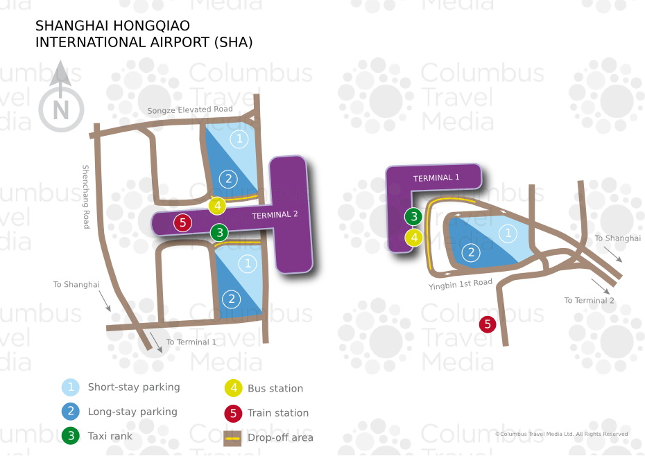 shanghai international airport terminal map