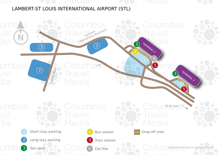 St Louis Airport Map - Maping Resources