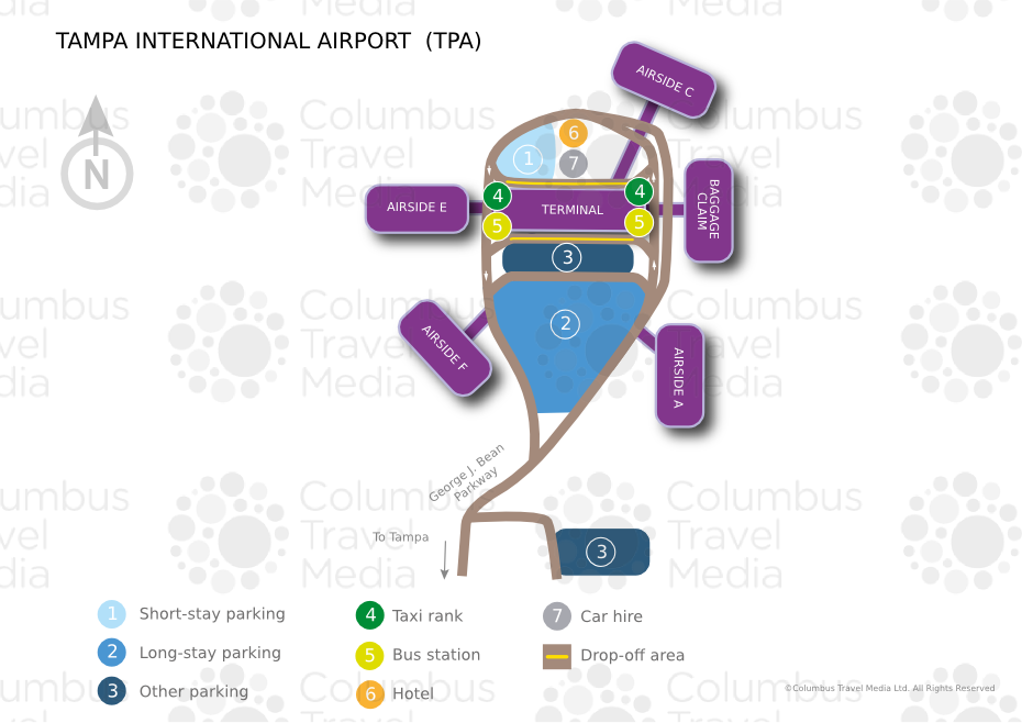 Tampa Florida Airport Map 2018