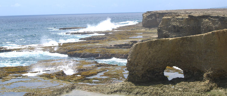 Wave-battered