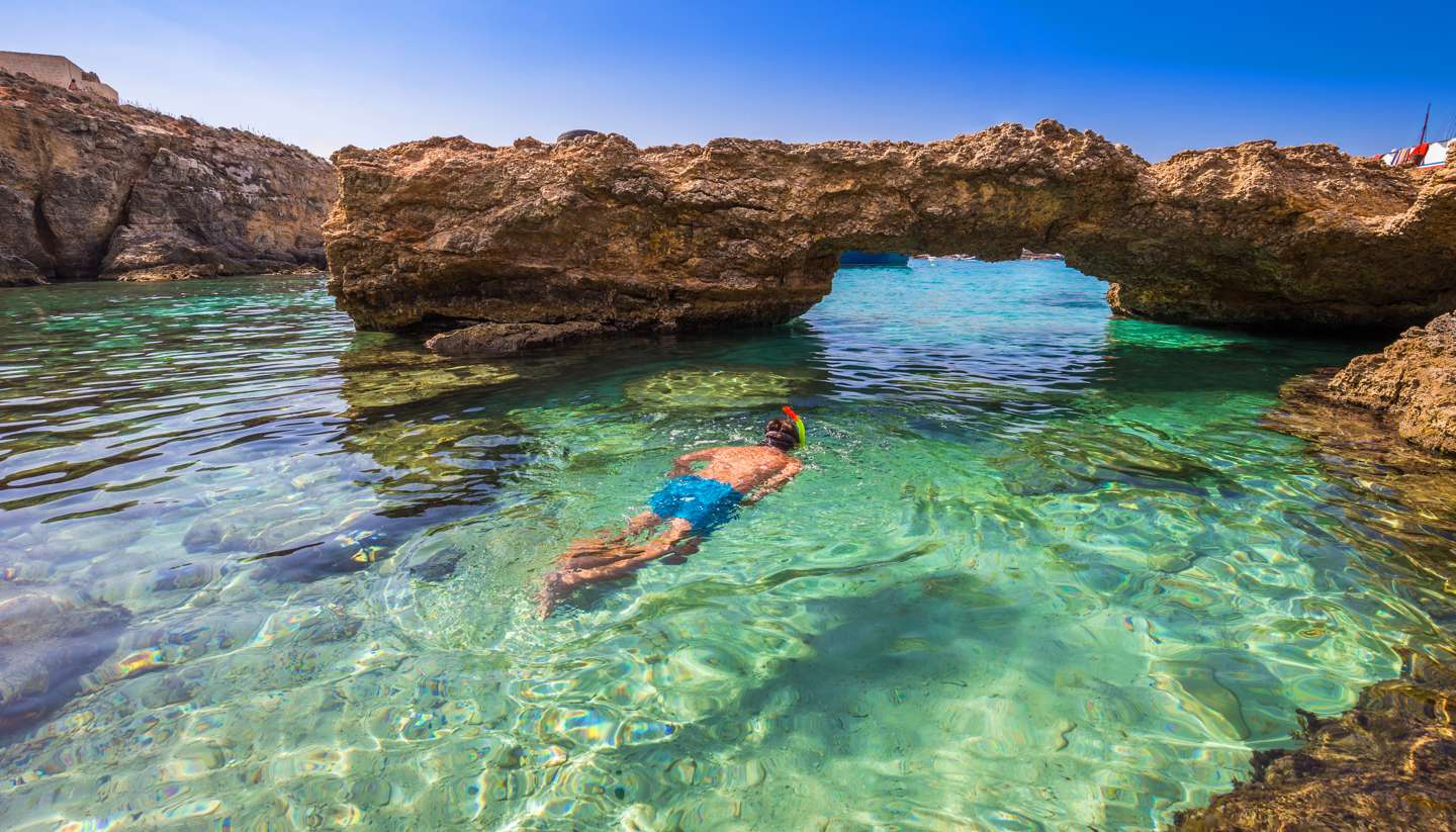 Chase the sun on the cool island of Malta - Blue Lagoon, Comino, Malta