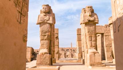 Ancient ruins of Karnak temple, Luxor