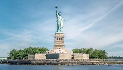Statue of Liberty on Liberty Island, New York City