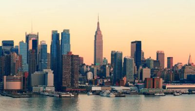 New York City skyline, USA