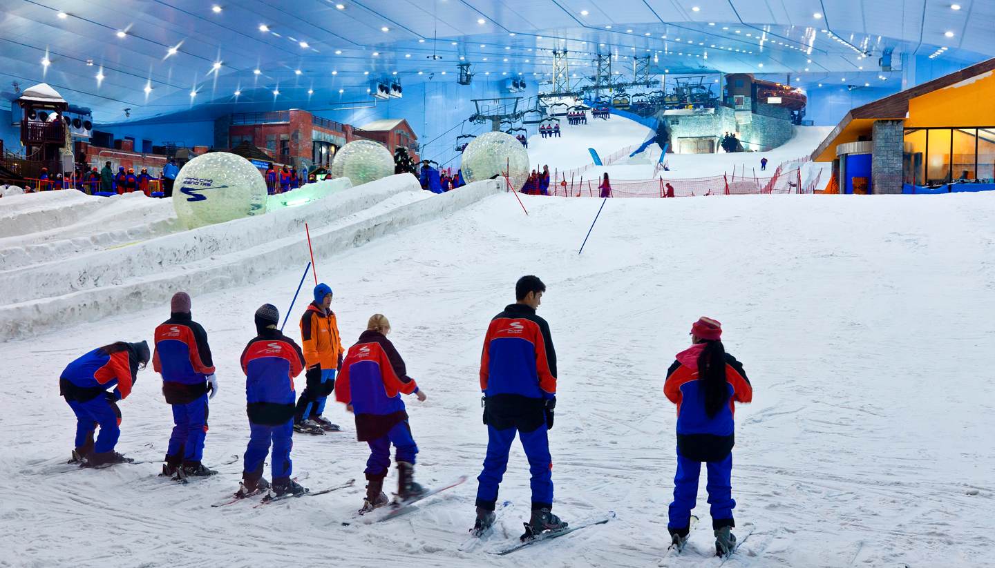 Top 5: Indoor ski centres - Ski Dubai in the Mall of Emirates, Dubai, UAE