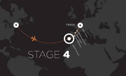 Stage 4 of Beaumont's trip ©artemisworldcycle.com