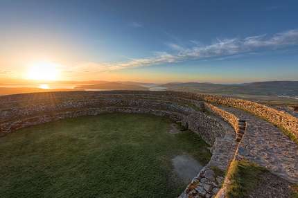 Grianán of Aileach, the fairy fort in County Donegal home to many myths and legends