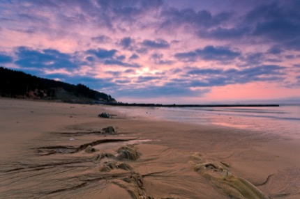 Beach and rock