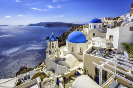 The isle of Santorini, Greece