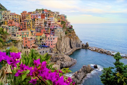 The colourful seaside villages of Cinque Terre