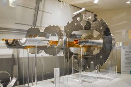 Model of the Large Hadron Collider at CERN