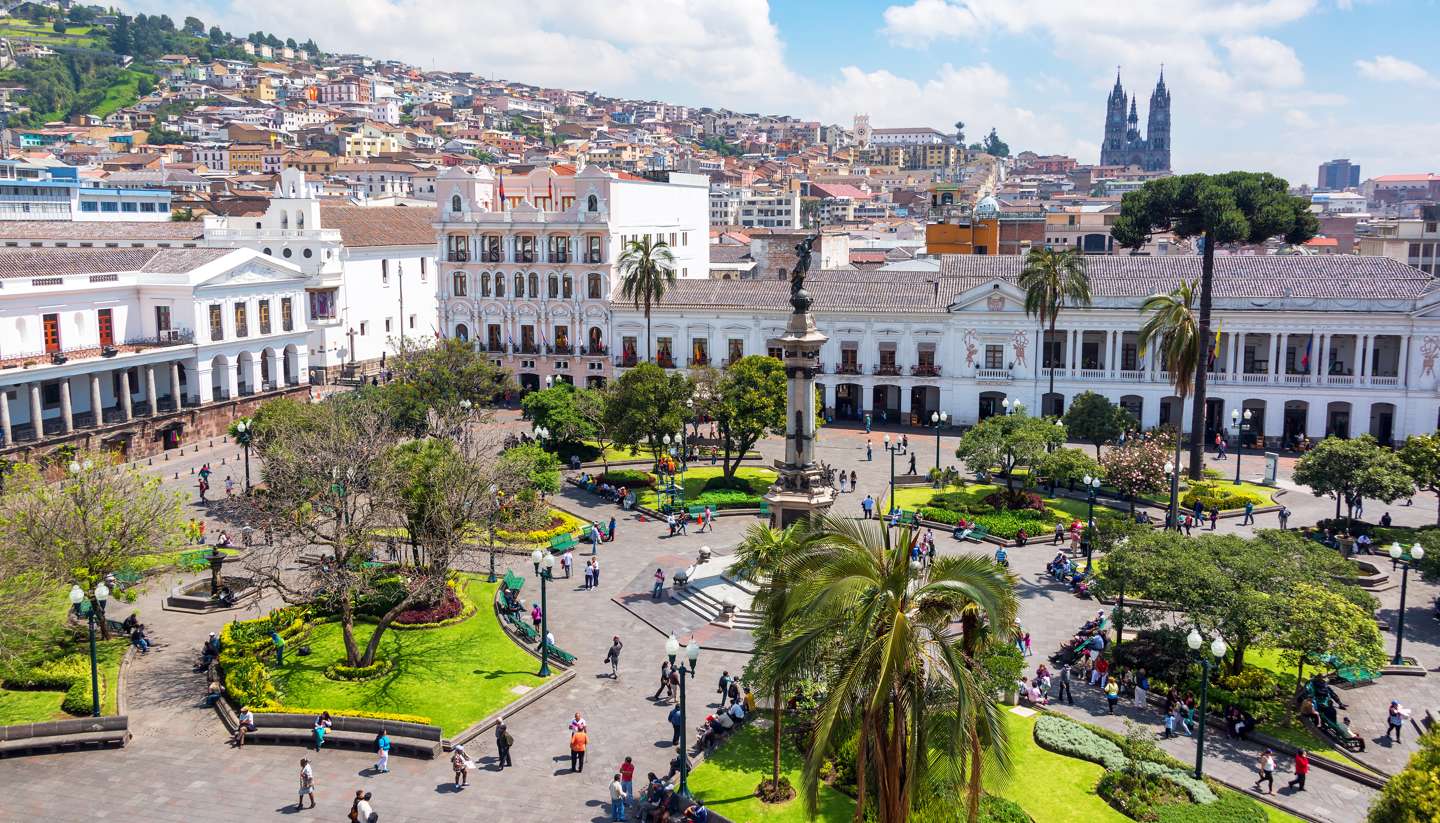 Quito - Plaza Grande in Quito, Ecuador