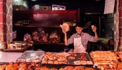 Baker boy in Casablanca, Morocco
