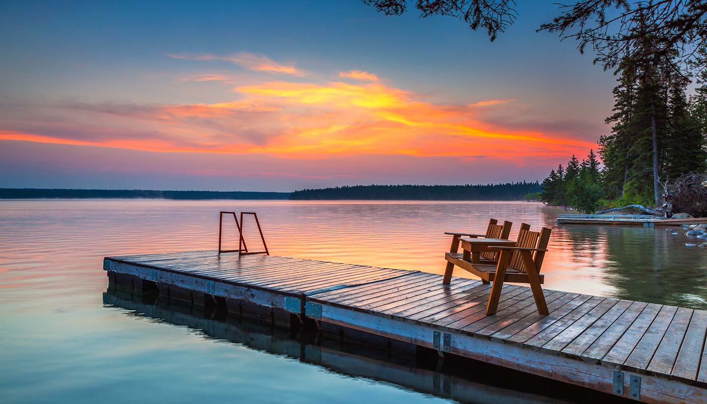 Manitoba - Sunrise at Clear Lake, Manitoba