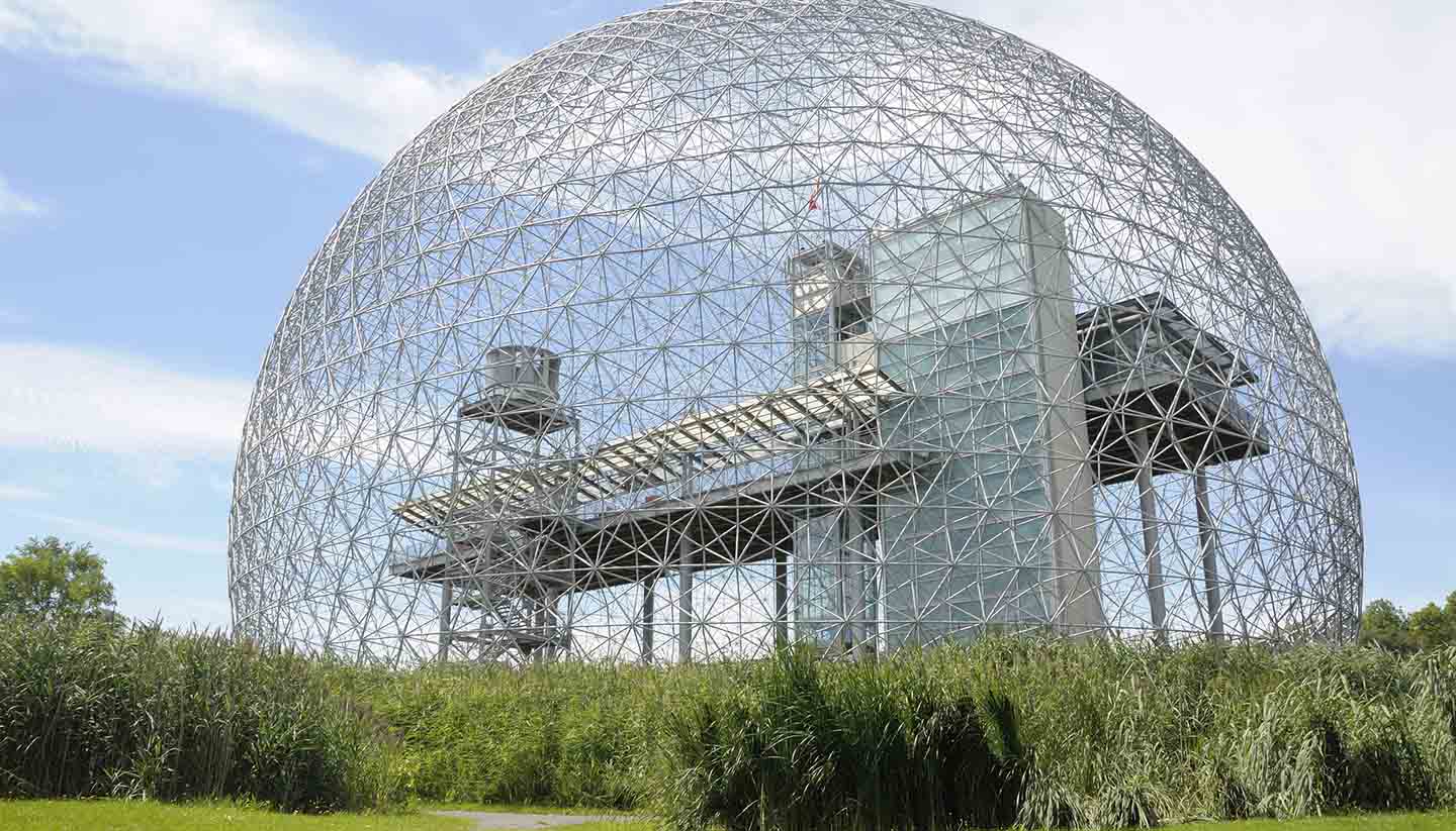 City Highlight: Montreal - Biosphere in the city of Montreal, Canada