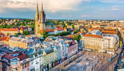 Zagreb Aerial View, Croatia