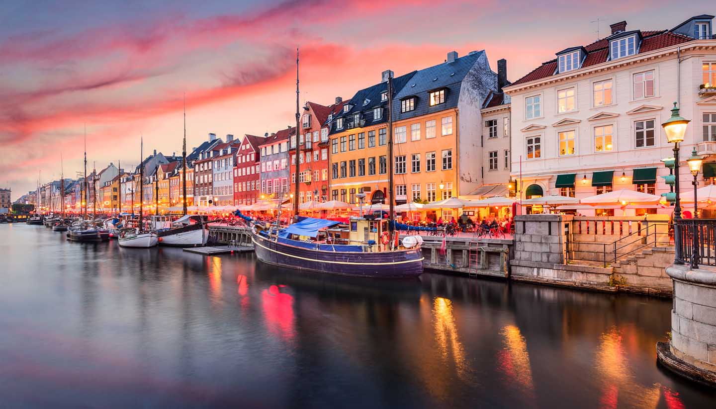 Denmark - Nyhavn Canal Copenhagen, Denmark