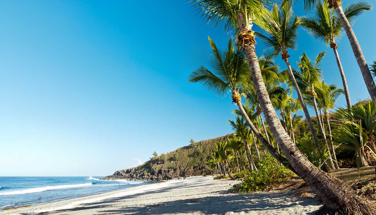 Reunion - Grande Anse Beach in Reunion Island