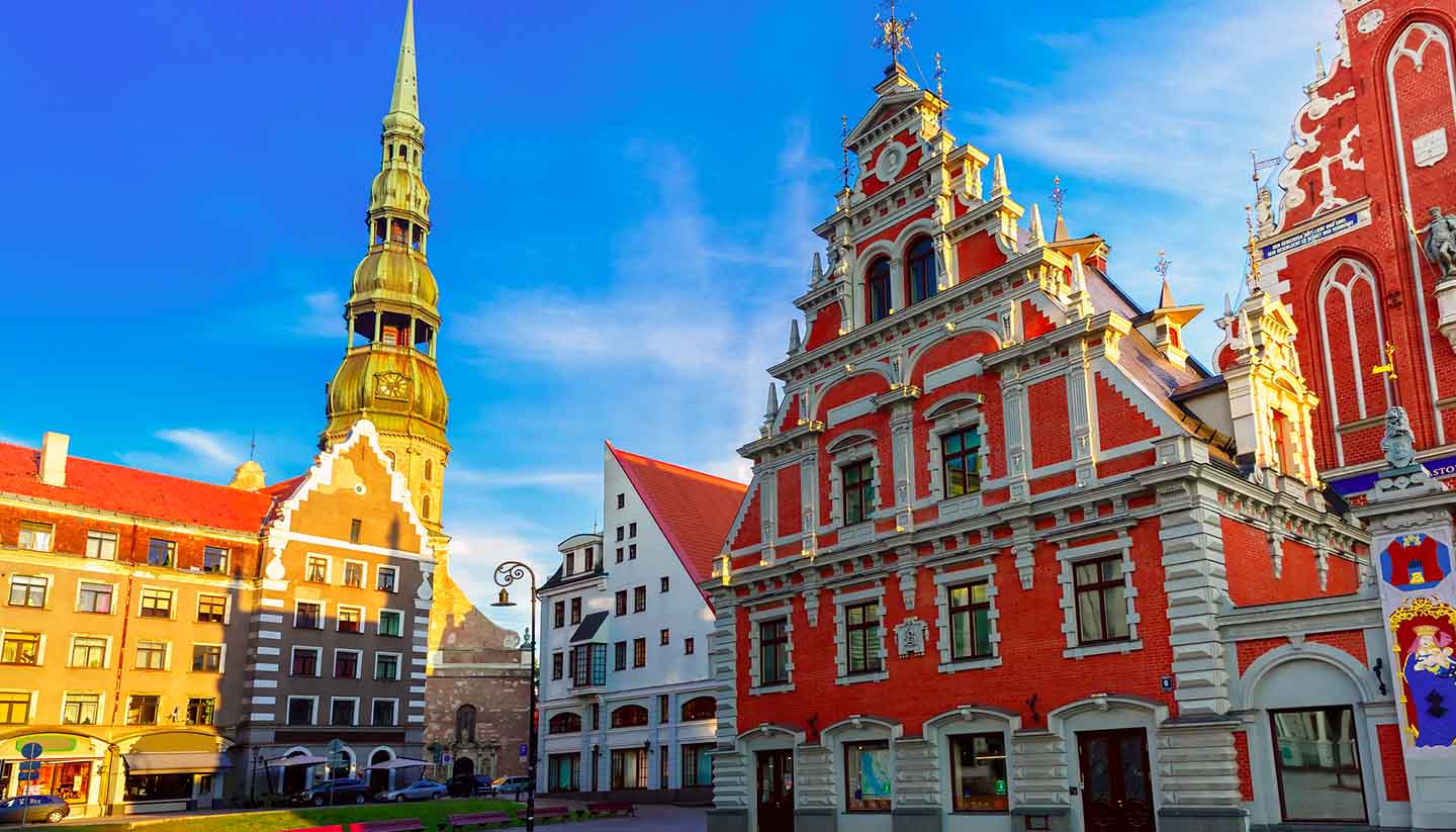 Riga - City Hall Square Riga, Latvia