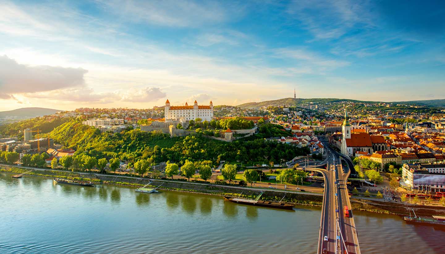 Bratislava - Bratislava Cityscape, Slovakia