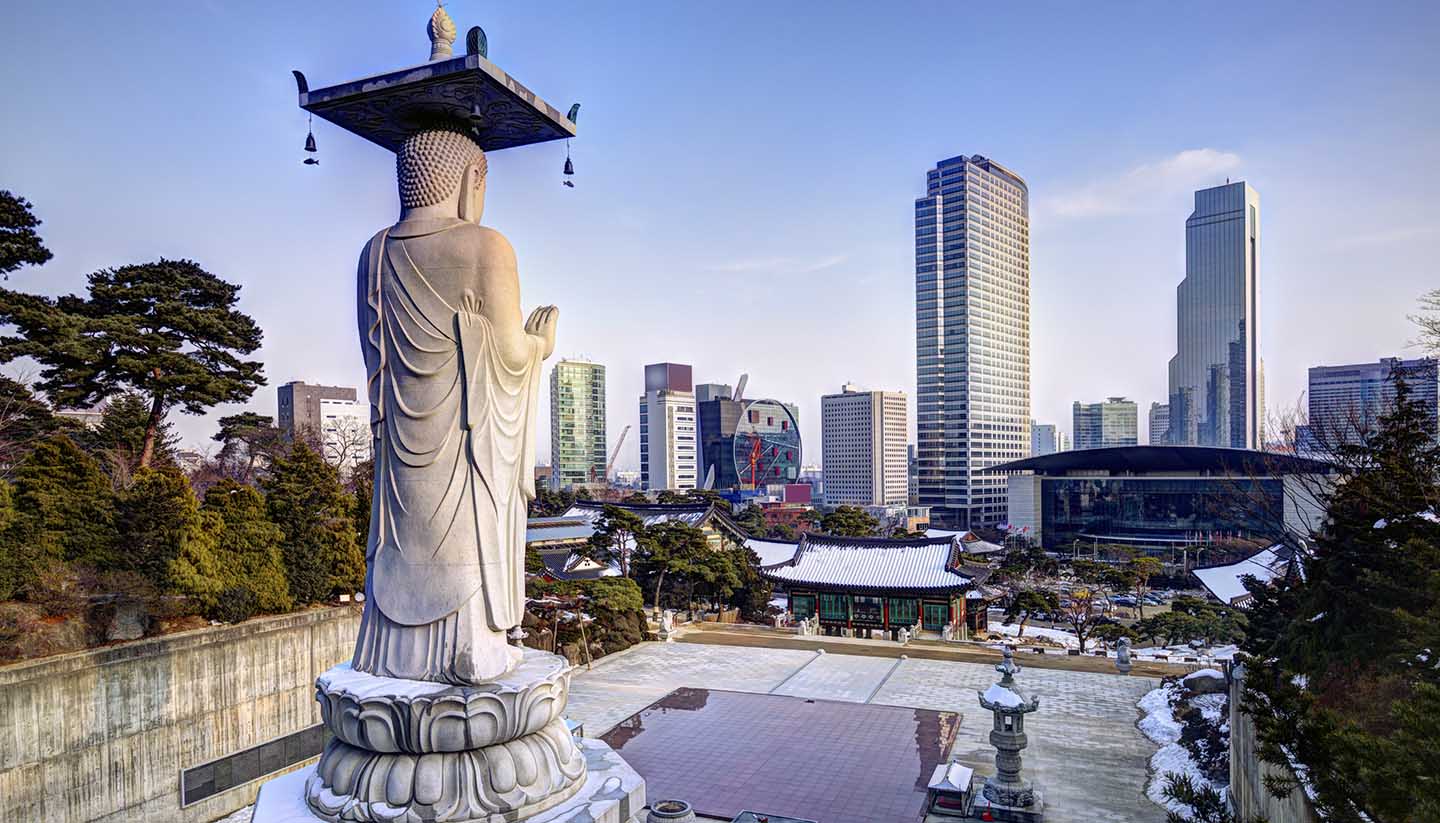 Seoul - Seoul's skyline, South Korea