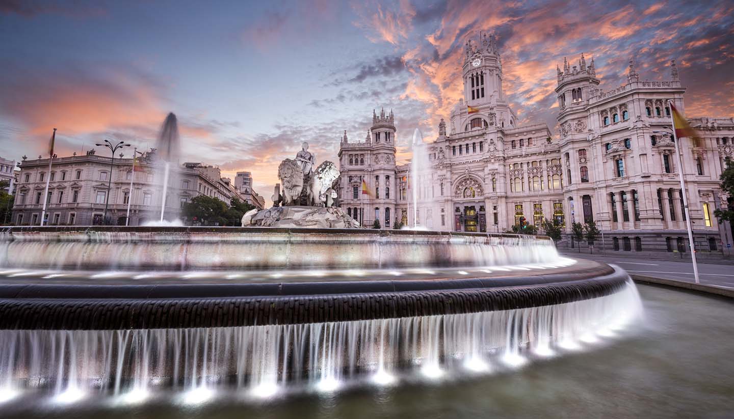 Madrid - Cybele Plaza of Madrid, Spain