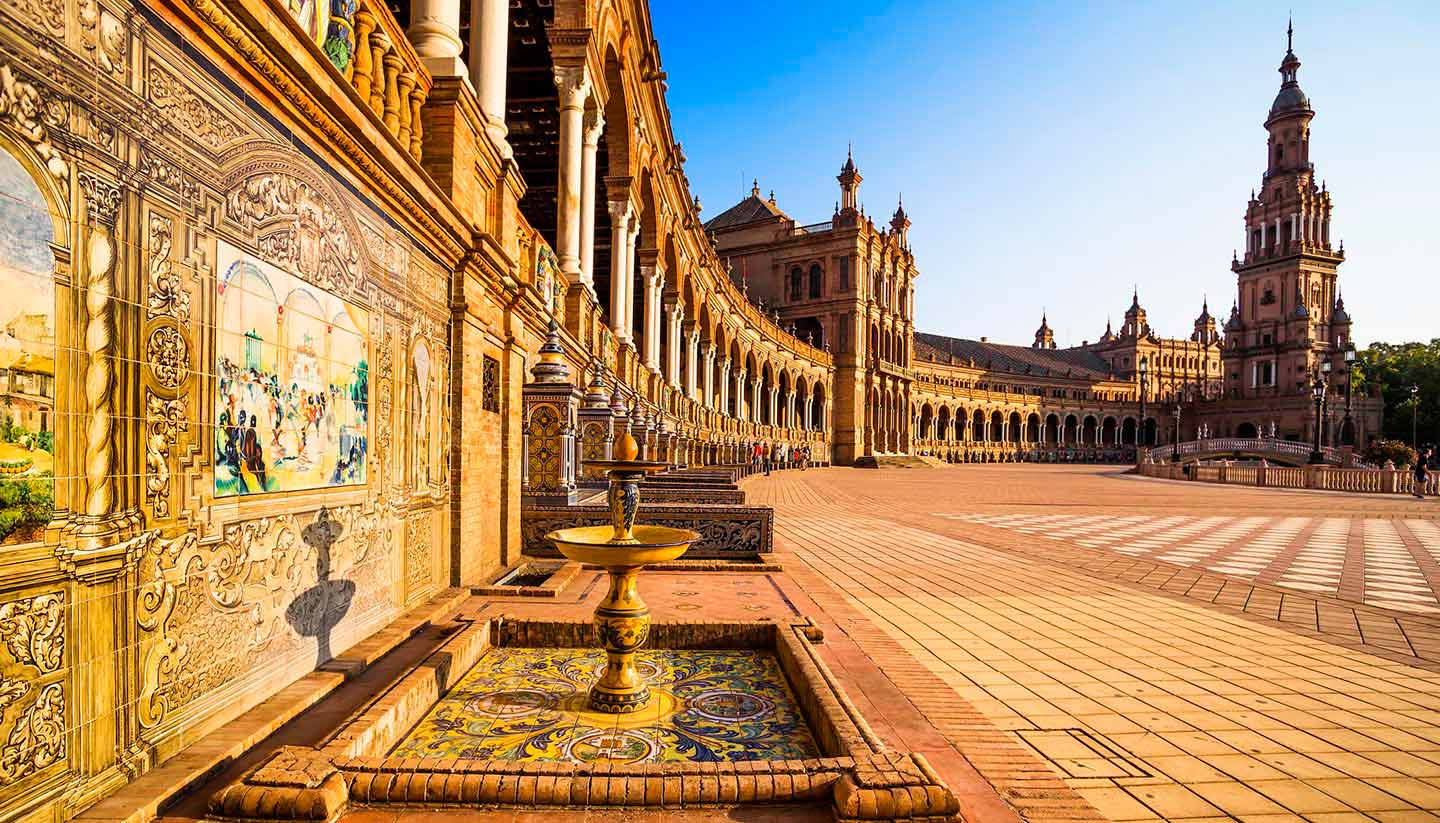 Seville - Seville Spanish Square, Spain