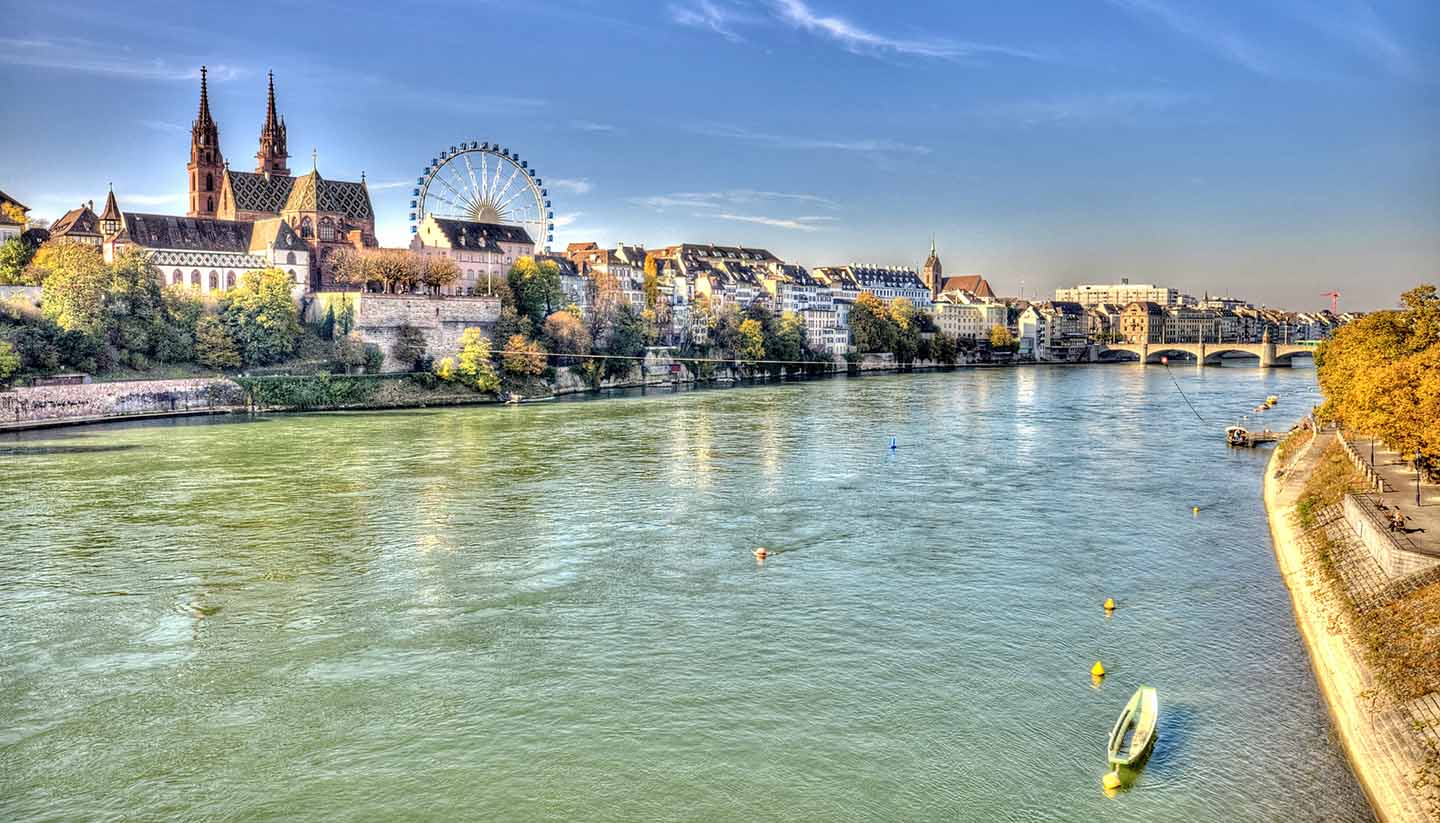 Basel - City of Basel in Switzerland